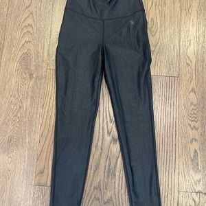 Good American High Rise Sparkle Black Leggings sz 0 XS Worn Once!